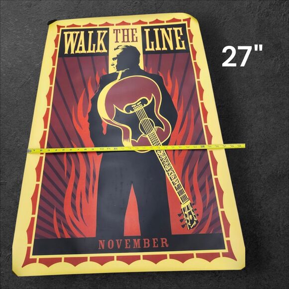 Walk the Line Advance Teaser Poster 27x40 DS 2005 Shepard Fairey Original - Picture 9 of 9